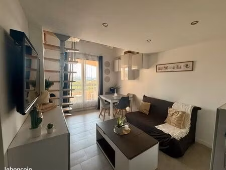 location meublée de septembre à mai – duplex type 3p+c - vue mer – cavalaire-sur-mer