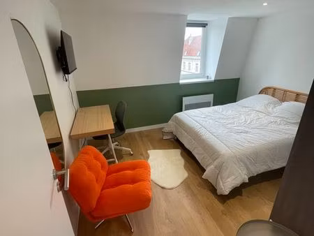 appartement meublé 2 chambres – idéal pour 2 amis / collègues – tout inclus – lille eurate