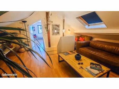 location étudiante - loft lumineux mensardé