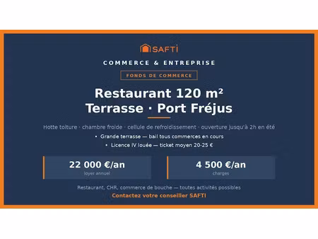 vente locaux professionnels 0 pièces 120 m² à frejus (83600)  245 000 €