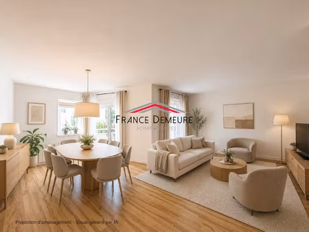 duplex familial au dernier étage avec extérieurs et box en ple