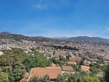 vente viager occupé nice / pessicart - 3 pièces - terrasses - vue panoramique - garage