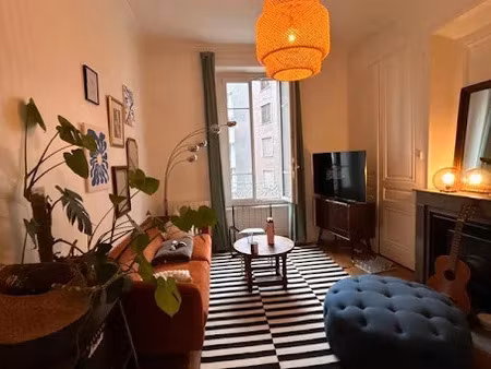 location meublée appartement 2 pièces 51 m² à lyon 3ème (69003)  800 €