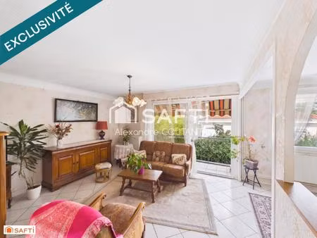 appartement de 82 m² avec balcon et garage fermé