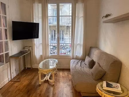 location meublée appartement 2 pièces 37 m² à paris 16ème (75016)  1 520 €