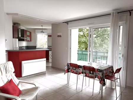 t2 - hauteurs de st jean de luz avec terrasse  cave et parki