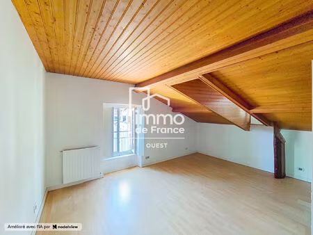 grand studio de 45 m² au sol  quartier hauts-pavés - talensac - viarme.