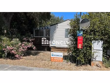 mobil home sur parcelle 150m2 - domaine avec piscine et accueil - grimaud