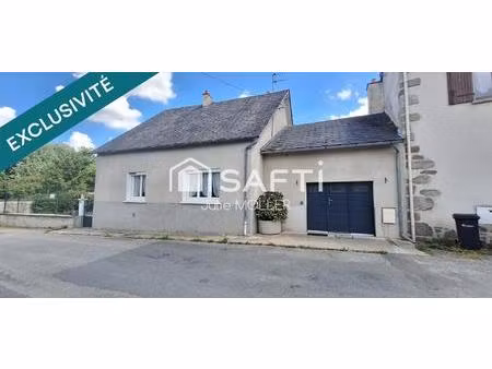 maison avec garage et jardin à fort potentiel