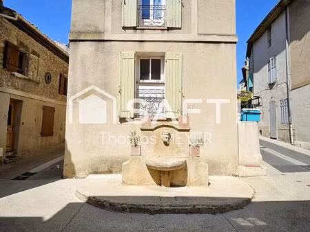 magnifique maison de ville avec salon vouté en pierre apparente