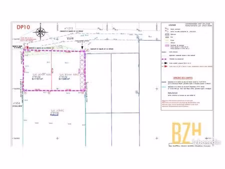 terrain 2500 m² arzal