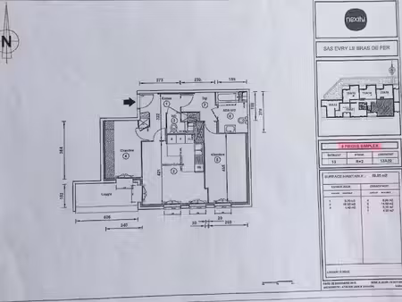 location appartement 3 pièces 60 m² à courcouronnes (91080)  990 €