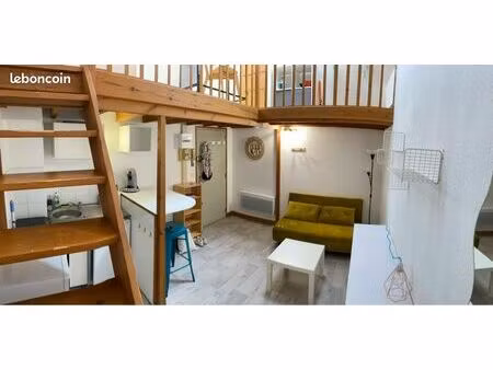 studio meublé - duplexe -