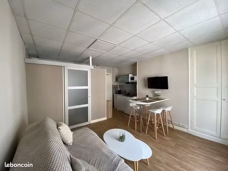 studio meublé 22 m² centre ville de loches