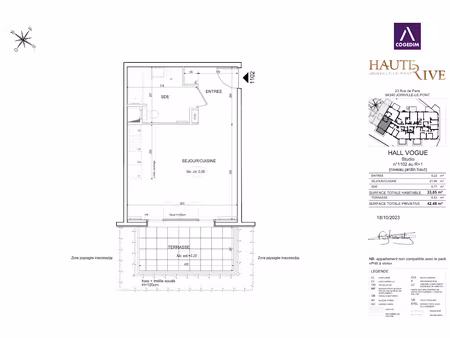 location appartement 1 pièce 34 m² à joinville-le-pont (94340)  1 103 €