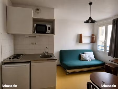 studio meublé 18 m² – centre de saint-étienne – 375 cc – disponible immédiatement