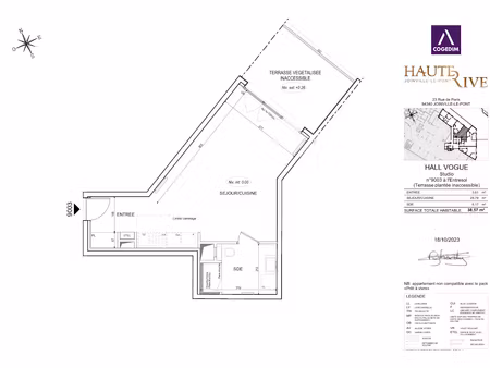 location appartement 1 pièce 39 m² à joinville-le-pont (94340)  1 264 €