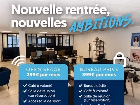 coworking à soissons – open space & bureau privé