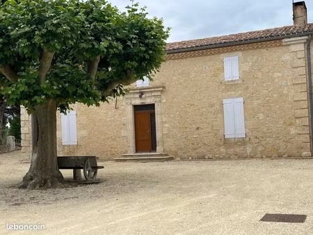 maison en pierres rénovée à neuf t3 avec jardin et garage