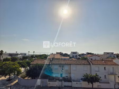 appartement vue mer - le barcarès - 28 m2