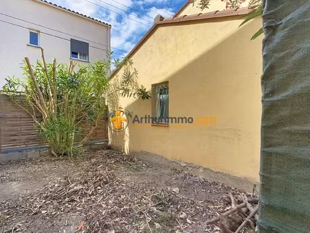 maison 2 pièces avec garage à villelongue-de-la-salanque