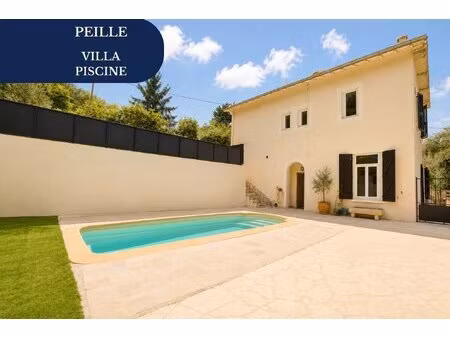 5 pièces 115 m² - piscine poutres apparentes - peille