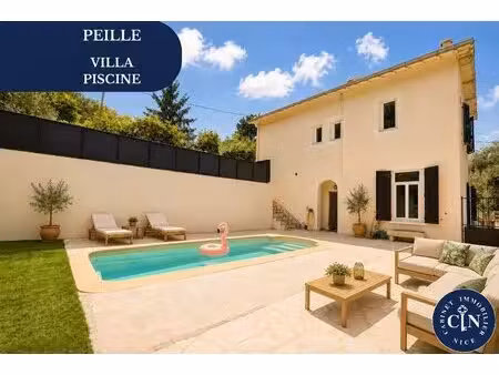 5 pièces 115 m² - piscine poutres apparentes - peille