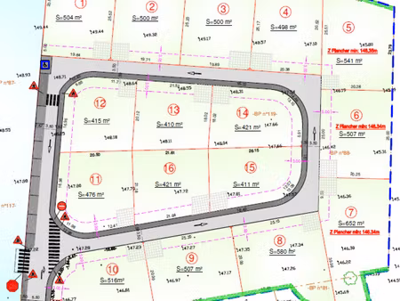 terrain à bâtir viabilisé de 516m2 - auch zone leclerc