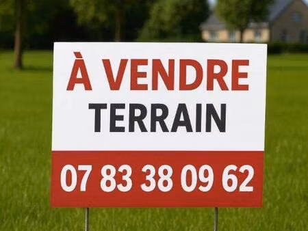 terrain constructible à vendre