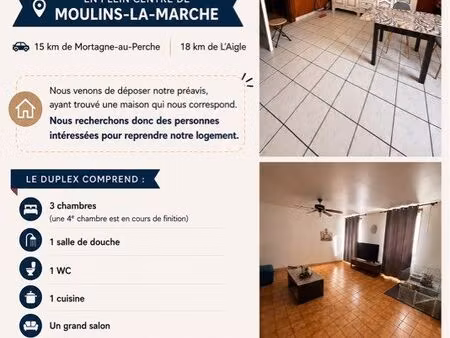 duplex moulins la marche