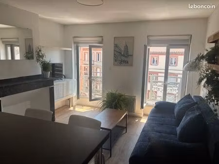 ravissant t2bis duplex meublé cœur st cyprien