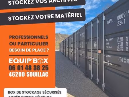 box de stockage / garde meuble / garage