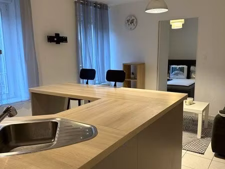 appartement meublé à louer - nancy centre - 31m2 avec terrasse