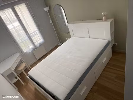 chambre et sdb privatives dans appartement 94m2 - centre ville