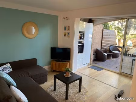 ? port d’hyères – meublé 35m2 avec terrasse  clim & parking – location septembre à avril ?