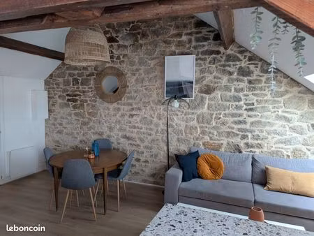 ⭐ coup de cœur – t2 meublé de charme refait à neuf – centre-ville de quimper