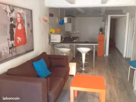 loue t1/2 meublé 13006