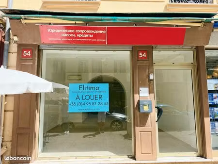 à louer – avec droit au bail – local commercial – carré d'or  nice