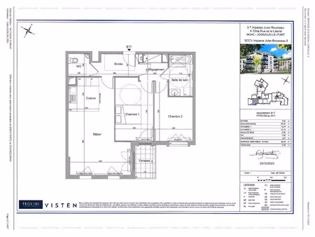 location appartement 3 pièces 66 m² à joinville-le-pont (94340)  1 496 €