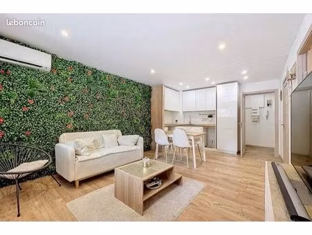 cannes vallombrosa – t2 meublé rénové 40 m² – septembre à avril