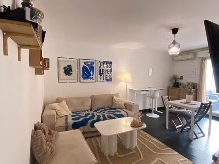 appartement nice riquier - 38m2 - terrasse - meublé
