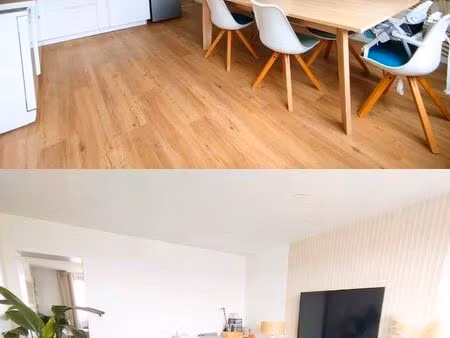 ? appartement t3 entièrement rénové + garage double + parking – lumineux – faibles charges