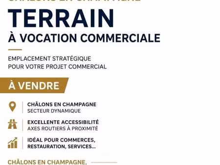 terrain 2 940 m² chalons en champagne