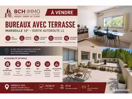 bureaux 147 m²