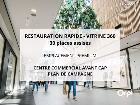 restauration rapide 62 m²
