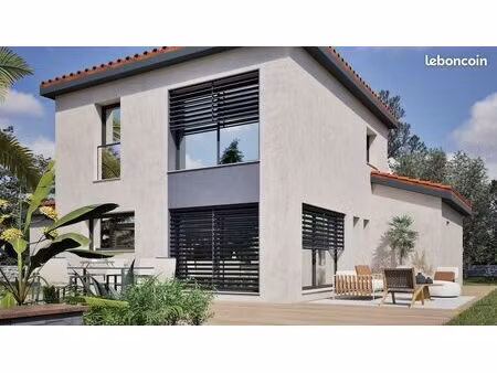 maison contemporaine 4 chambres avec terrain de 1100 m² à veauche (42)