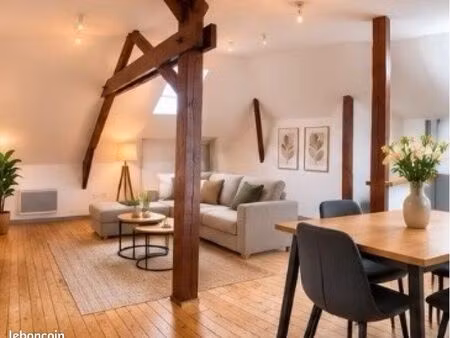 superbe t3 de 70 m² style loft