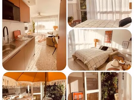 ◊ studio lumineux aix centre – balcon + parking