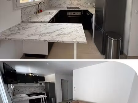 appartement t3 lumineux et meublé - centre ville gardanne