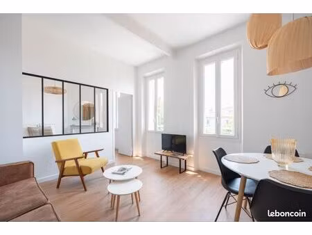 a louer - appartement t2 entièrement rénové- centre ville la ciotat